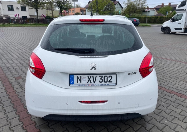 Peugeot 208 cena 20900 przebieg: 163000, rok produkcji 2013 z Tychy małe 56